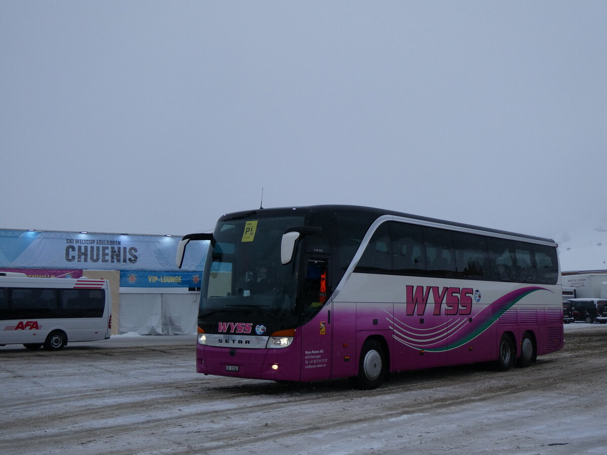 (258'242) - Wyss, Boningen - Nr. 50/SO 21'263 - Setra am 6. Januar 2024 in Adelboden, Weltcup