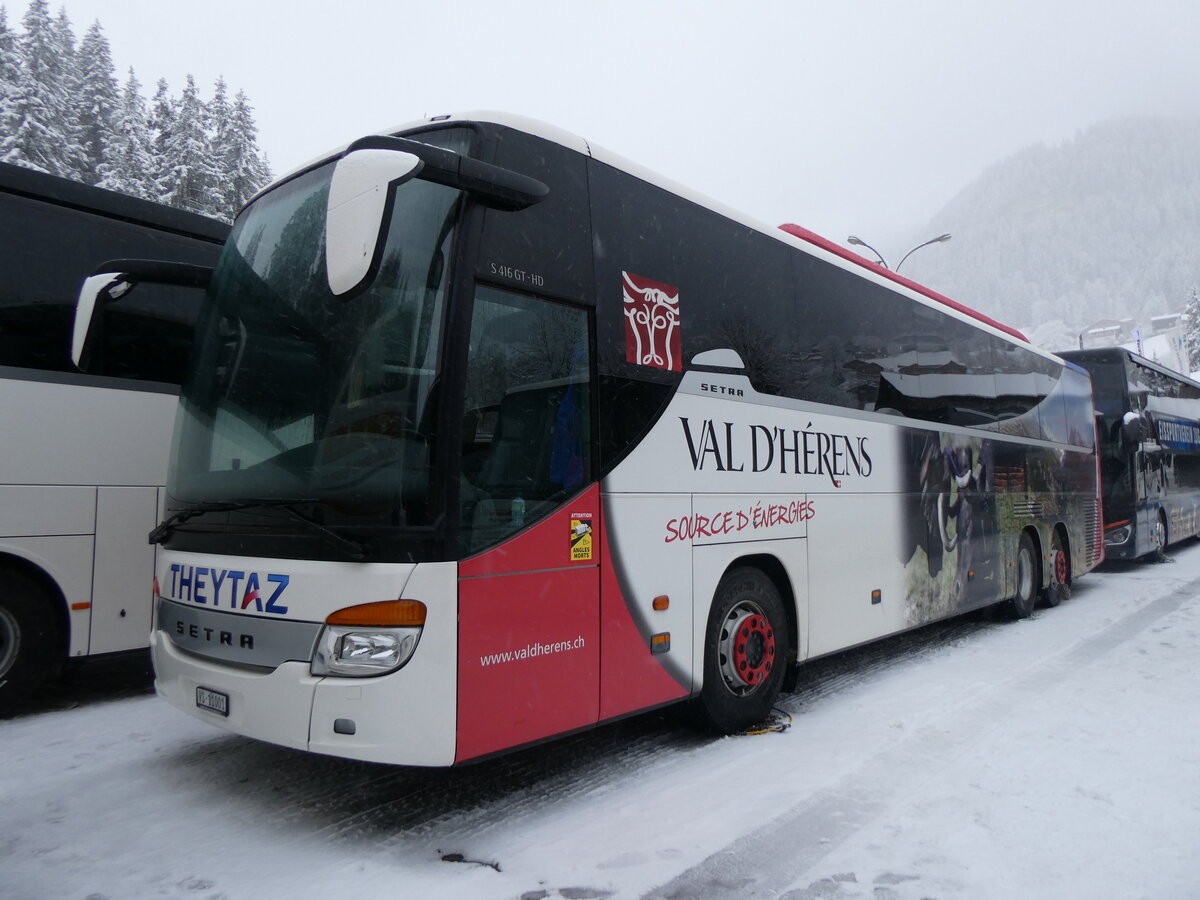 (258'358) - Theytaz, Sion - VS 11'001 - Setra am 6. Januar 2024 in Adelboden, ASB