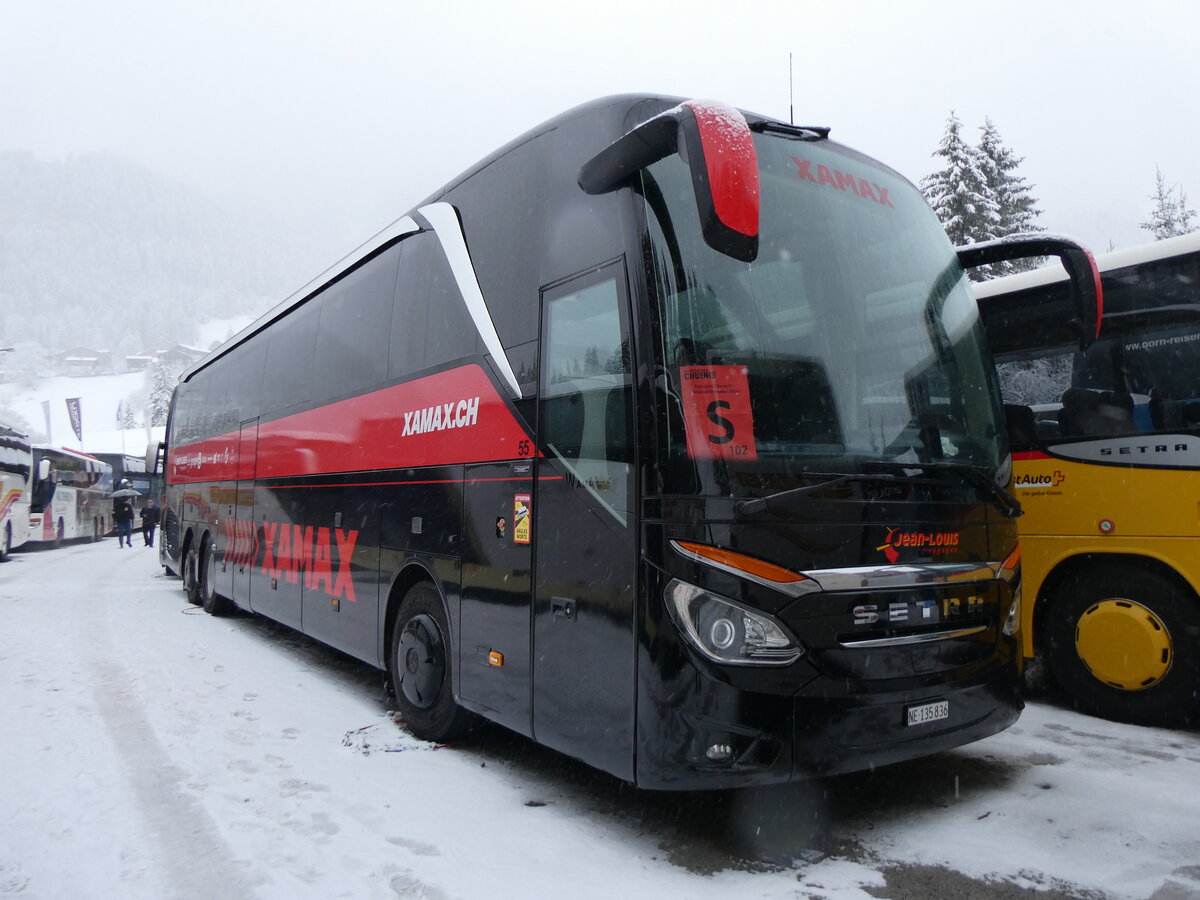 (258'361) - Jean-Louis, F�tigny - Nr. 55/NE 135'836 - Setra am 6. Januar 2024 in Adelboden, ASB