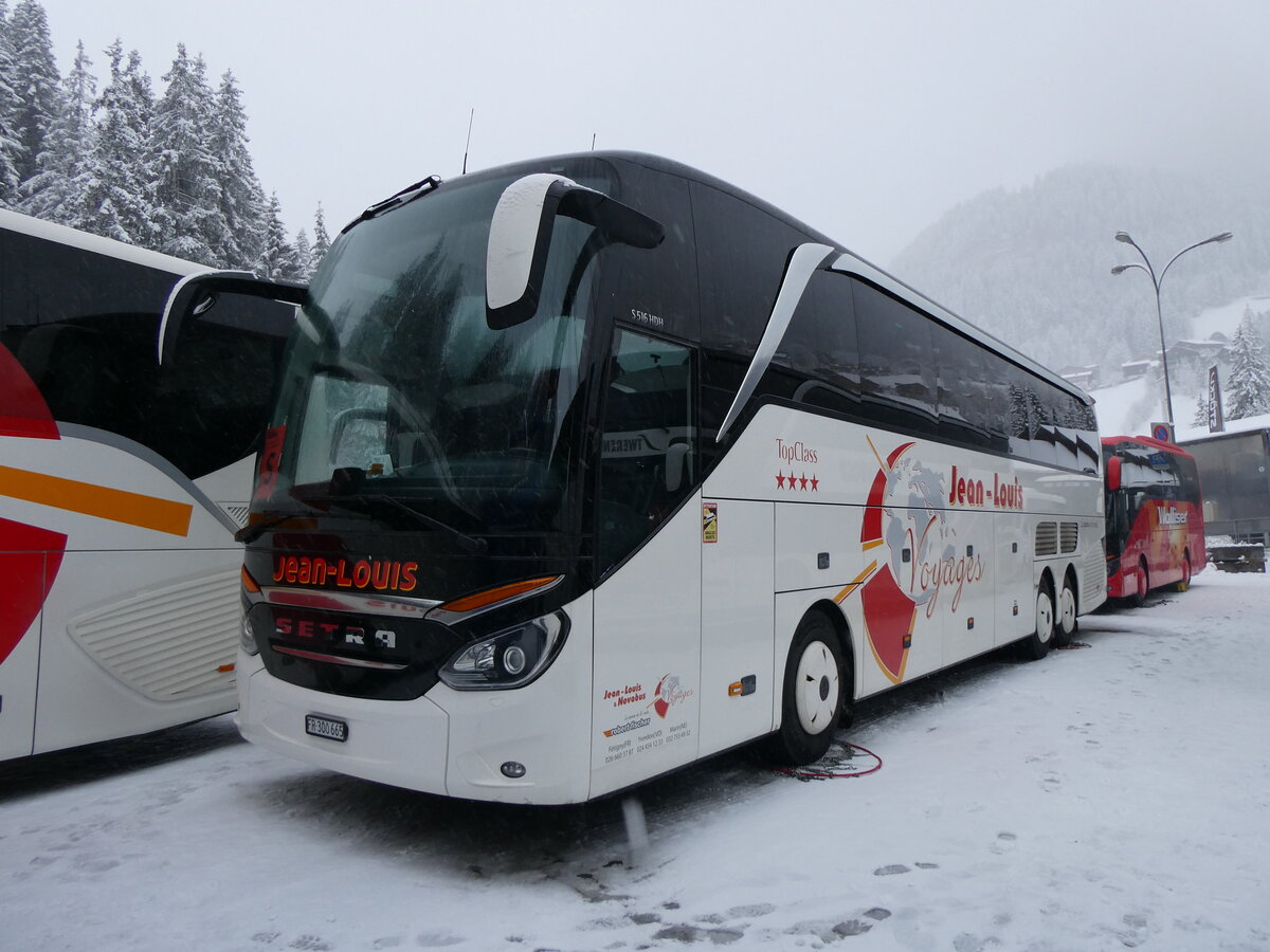 (258'368) - Jean-Louis, F�tigny - Nr. 52/FR 300'665 - Setra am 6. Januar 2024 in Adelboden, ASB