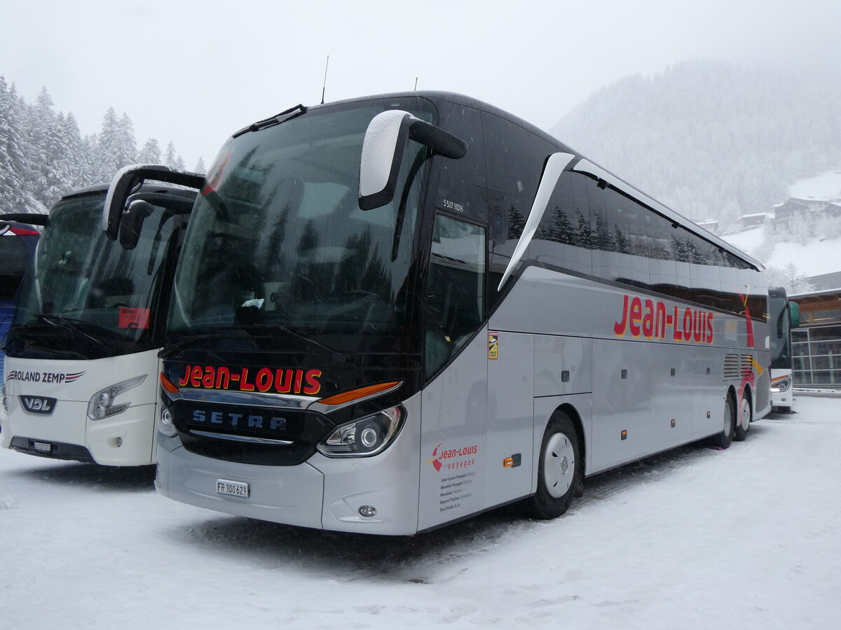 (258'388) - Jean-Louis, F�tigny - FR 300'623 - Setra am 6. Januar 2024 in Adelboden, ASB