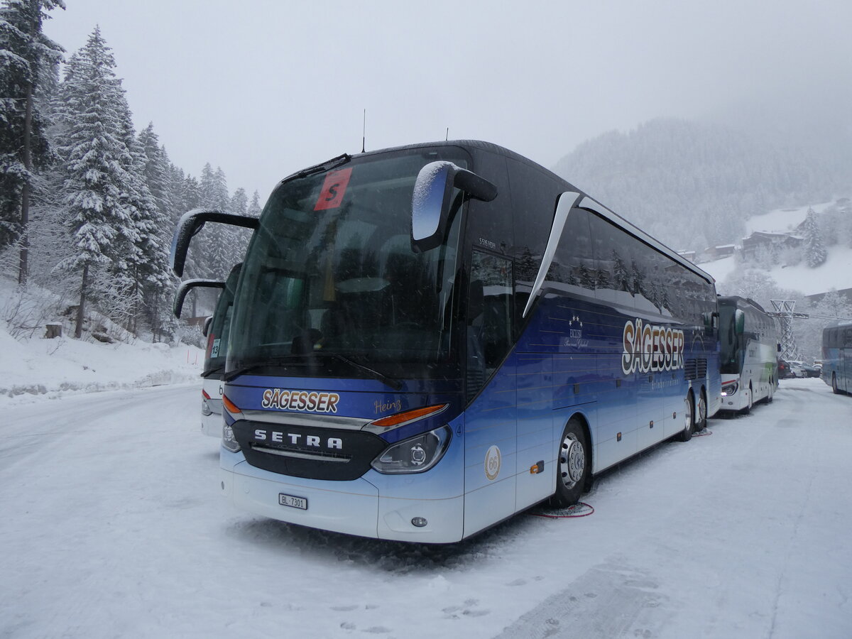(258'396) - S�gesser, Wintersingen - Nr. 4/BL 7301 - Setra am 6. Januar 2024 in Adelboden, ASB