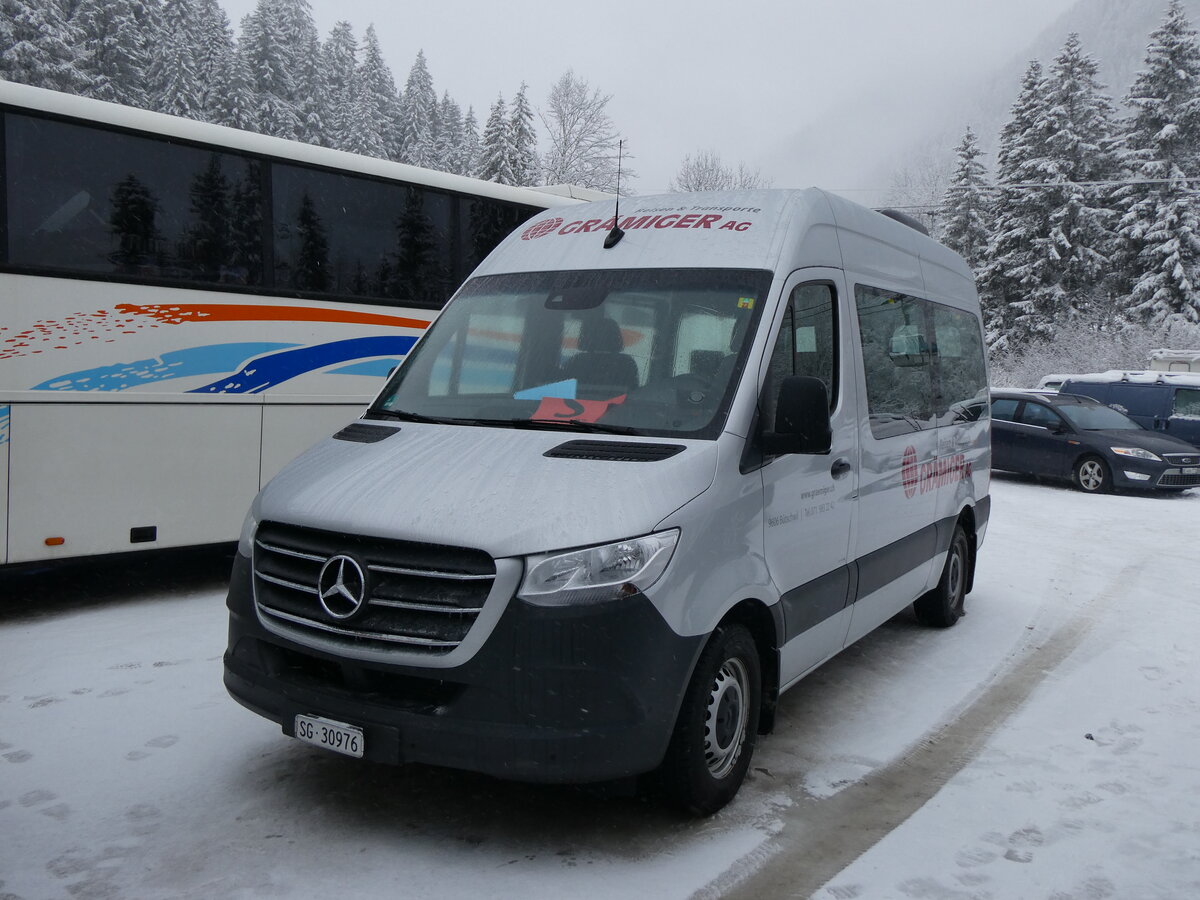 (258'404) - Gr�miger, B�tschwil - SG 30'976 - Mercedes am 6. Januar 2024 in Adelboden, ASB