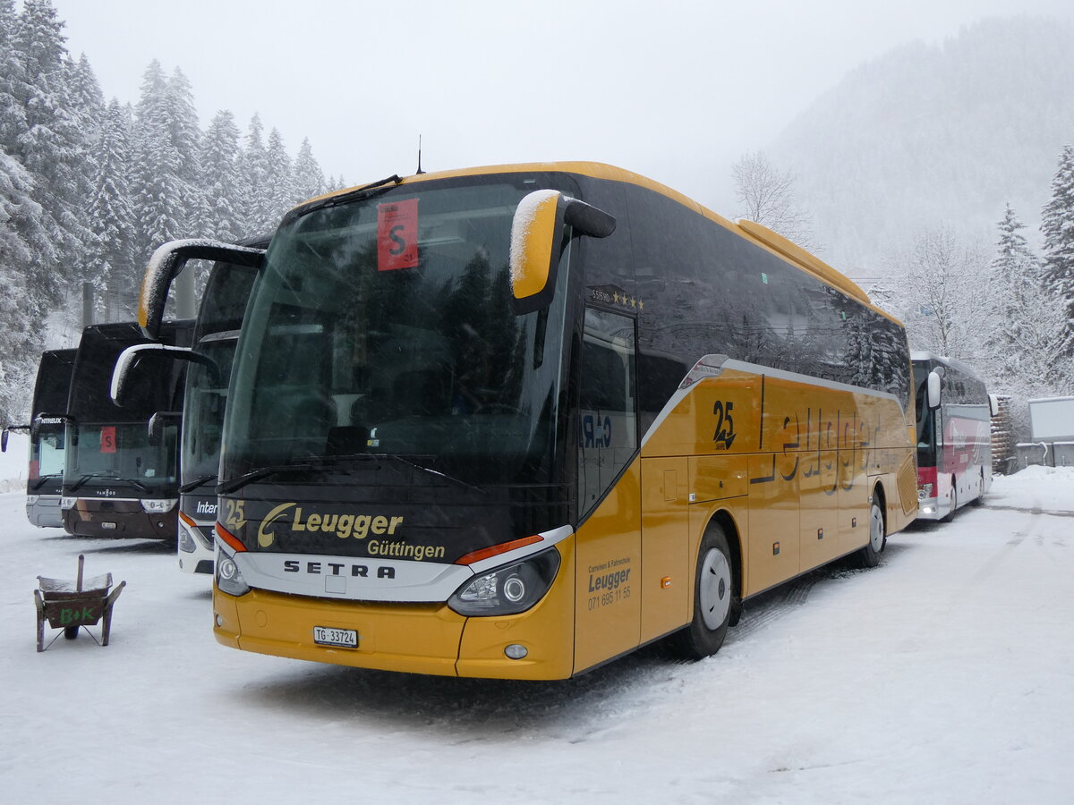 (258'413) - Leugger, G�ttingen - TG 33'724 - Setra am 6. Januar 2024 in Adelboden, ASB