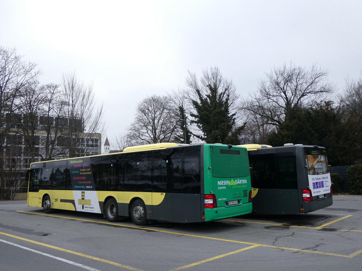 (258'653) - STI Thun - Nr. 602/BE 865'602 - MAN am 12. Januar 2024 bei der Schiffl�ndte Thun