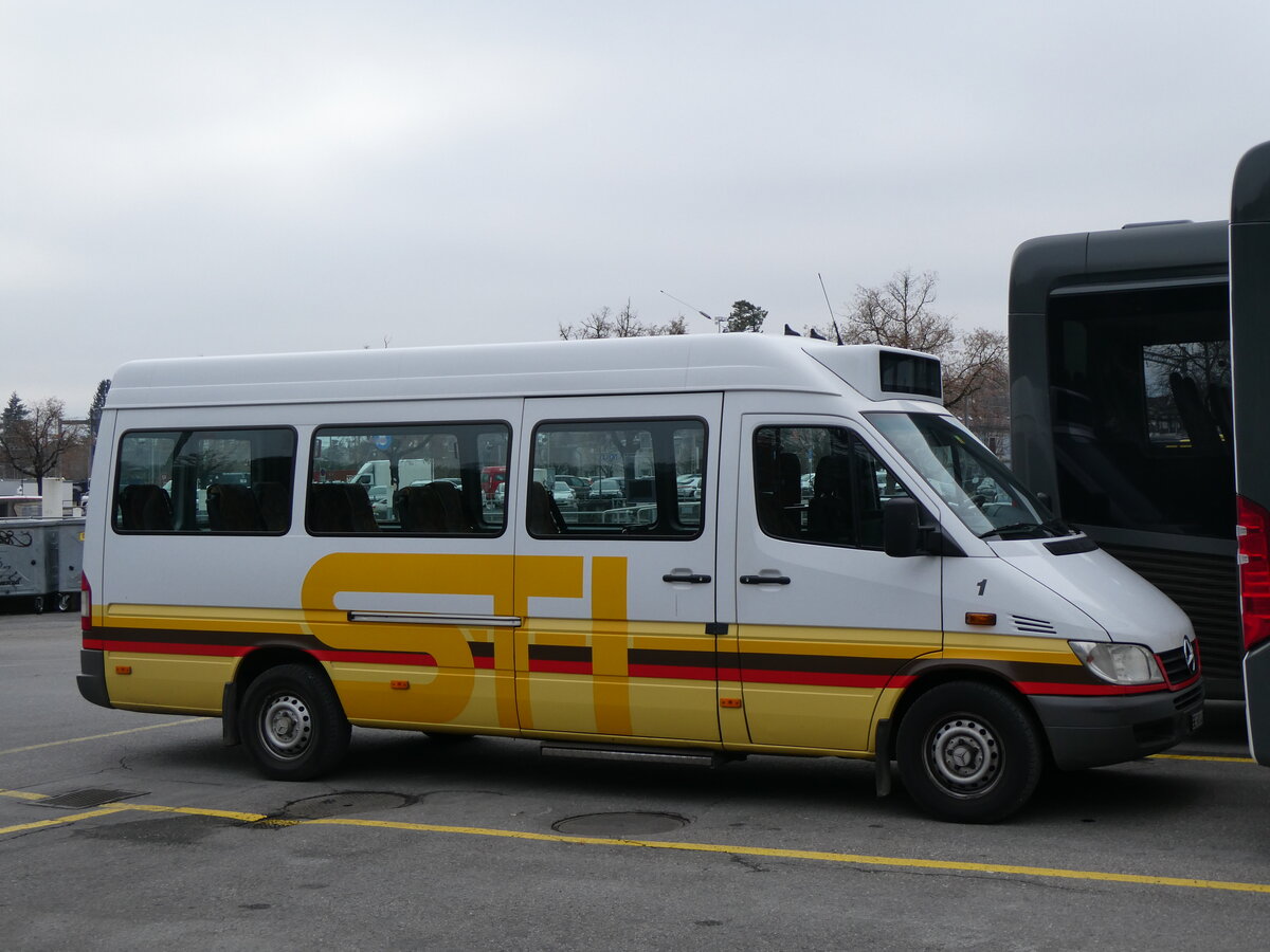 (258'664) - STI Thun - Nr. 1/BE 300'401 - Mercedes am 12. Januar 2024 bei der Schiffl�ndte Thun