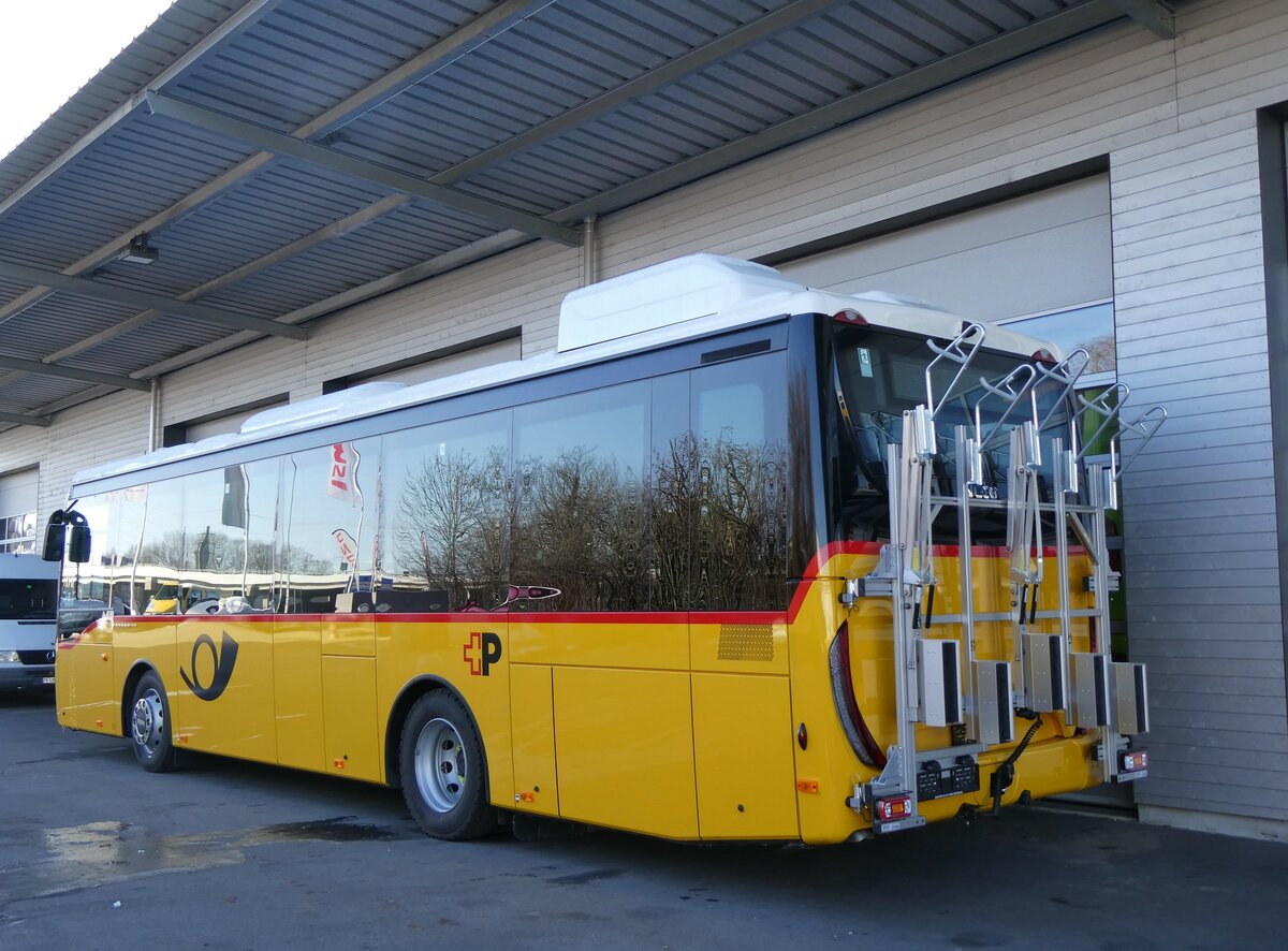 (258'775) - PostAuto Graub�nden - PID 12'013 - Iveco am 20. Januar 2024 in Kerzers, Interbus