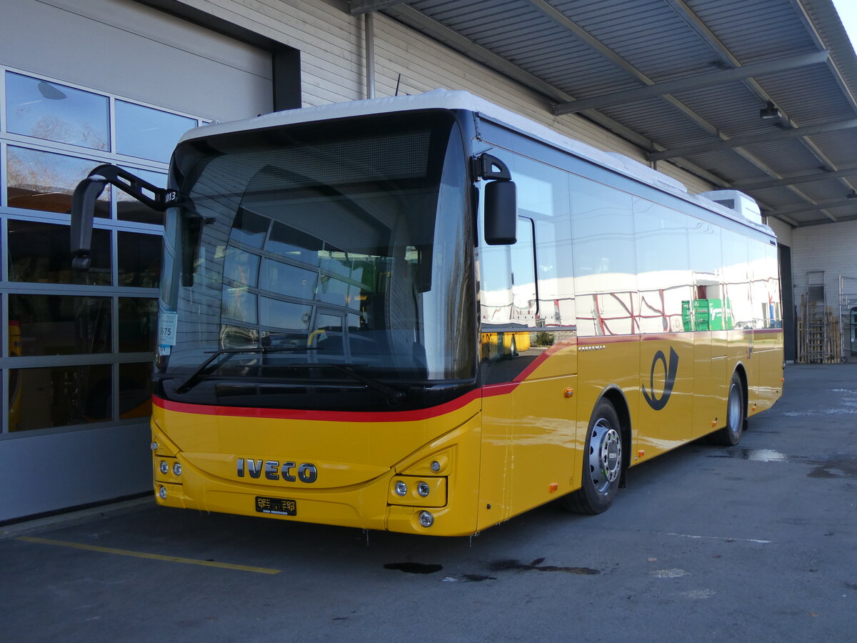 (258'776) - PostAuto Graub�nden - PID 12'013 - Iveco am 20. Januar 2024 in Kerzers, Interbus