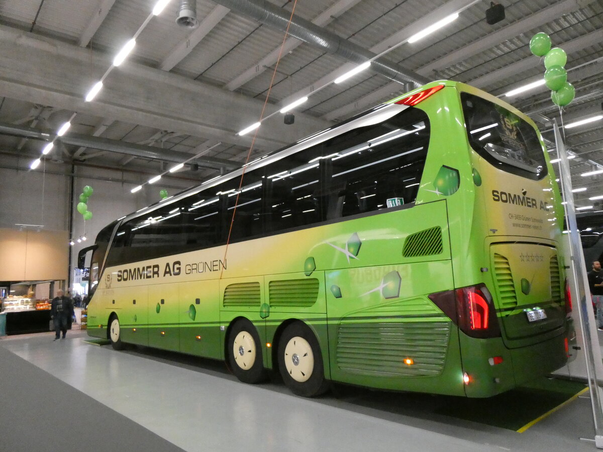 (258'890) - Sommer, Gr�nen - BE 721'917 - Setra am 25. Januar 2024 in Bern, Ferienmesse