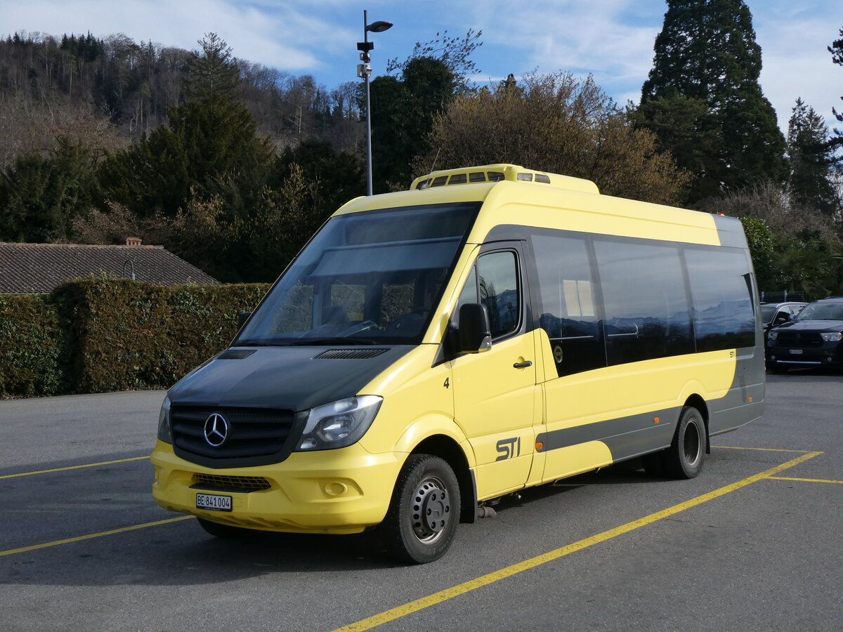 (259'037) - STI Thun - Nr. 4/BE 841'004 - Mercedes am 30. Januar 2024 bei der Schiffl�ndte Thun