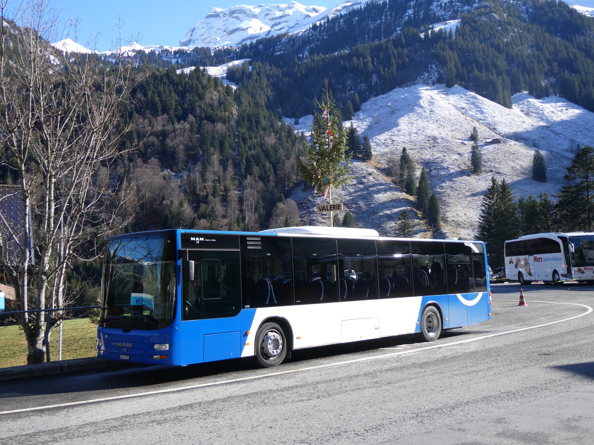 (259'292) - Koch, Giswil - Nr. 111/OW 29'122 - MAN (ex TPN Nyon Nr. 111) am 13. Februar 2024 auf der St�ckalp
