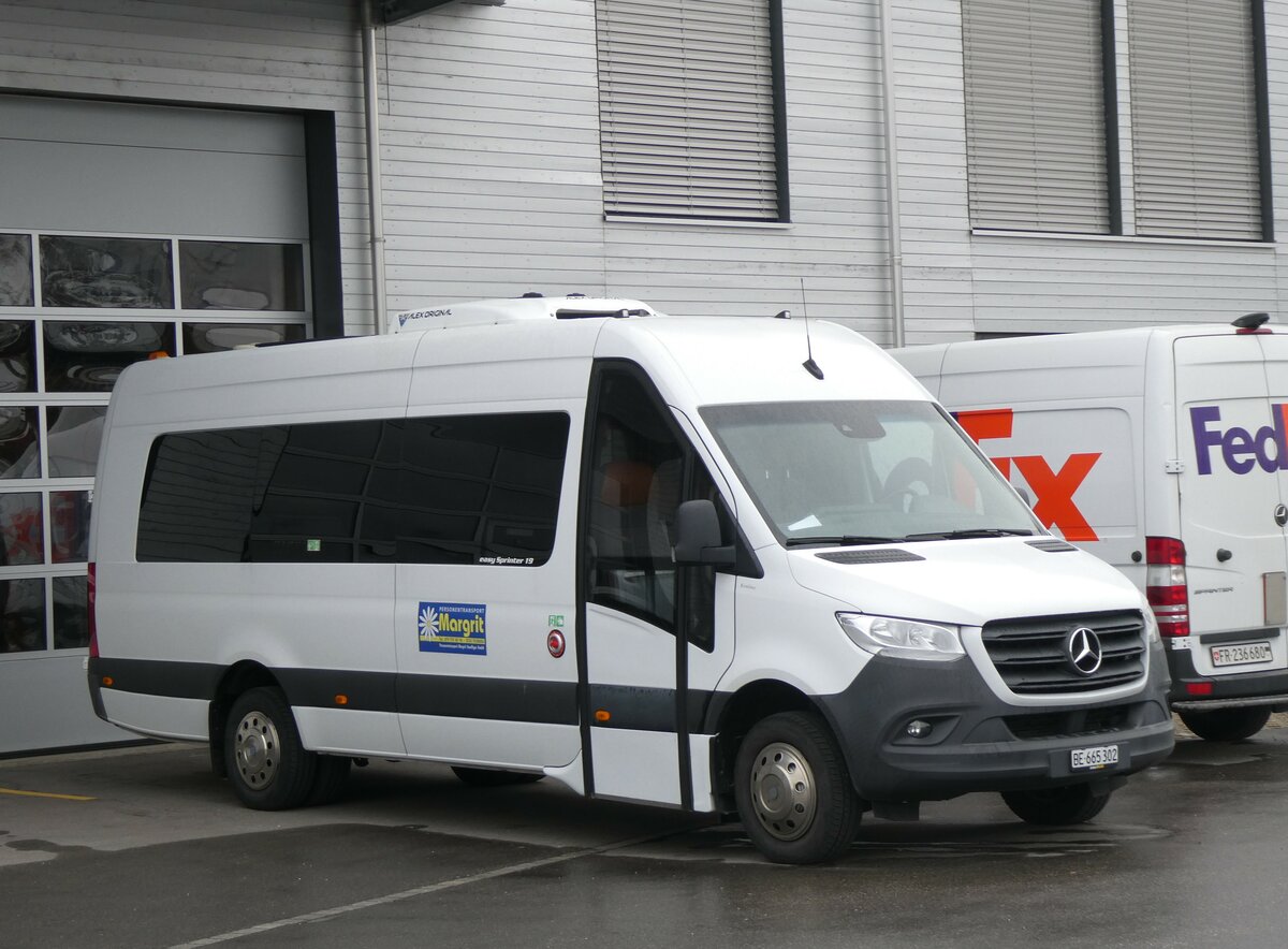 (259'416) - Margrit, Tschugg - BE 665'302 - Mercedes am 17. Februar 2024 in Kerzers, Interbus