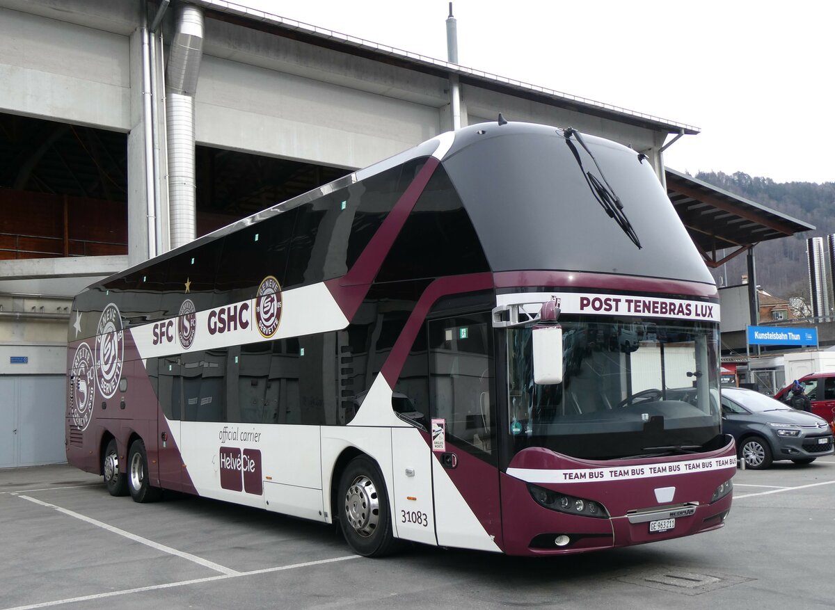 (259'448) - Helv�Cie, Satigny - Nr. 31'083/GE 963'211 - Neoplan am 18. Februar 2024 in Thun, Grabengut