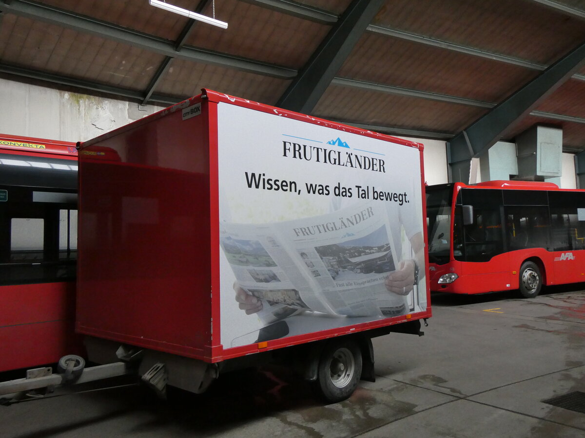 (259'465) - AFA Adelboden - Nr. 71/BE 681'633 - Niederhauser Gep�ckanh�nger am 19. Februar 2024 in Adelboden, Busstation