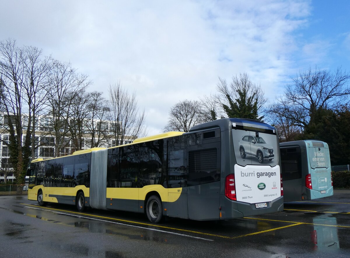 (259'480) - STI Thun - Nr. 712/BE 811'712 - Mercedes am 20. Februar 2024 bei der Schiffl�ndte Thun