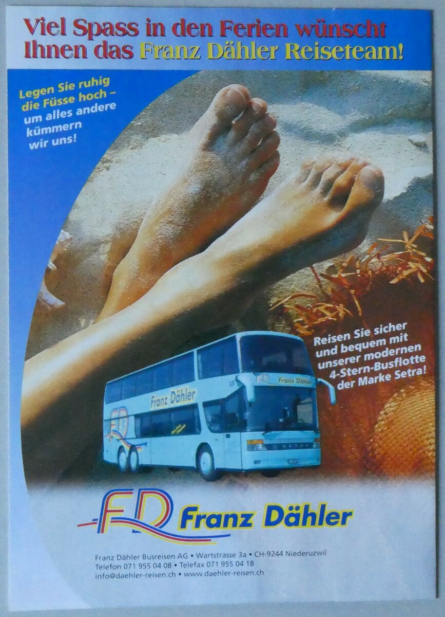 (259'616) - D�hler-Badeferien 2004 am 25. Februar 2024 in Thun (R�ckseite)