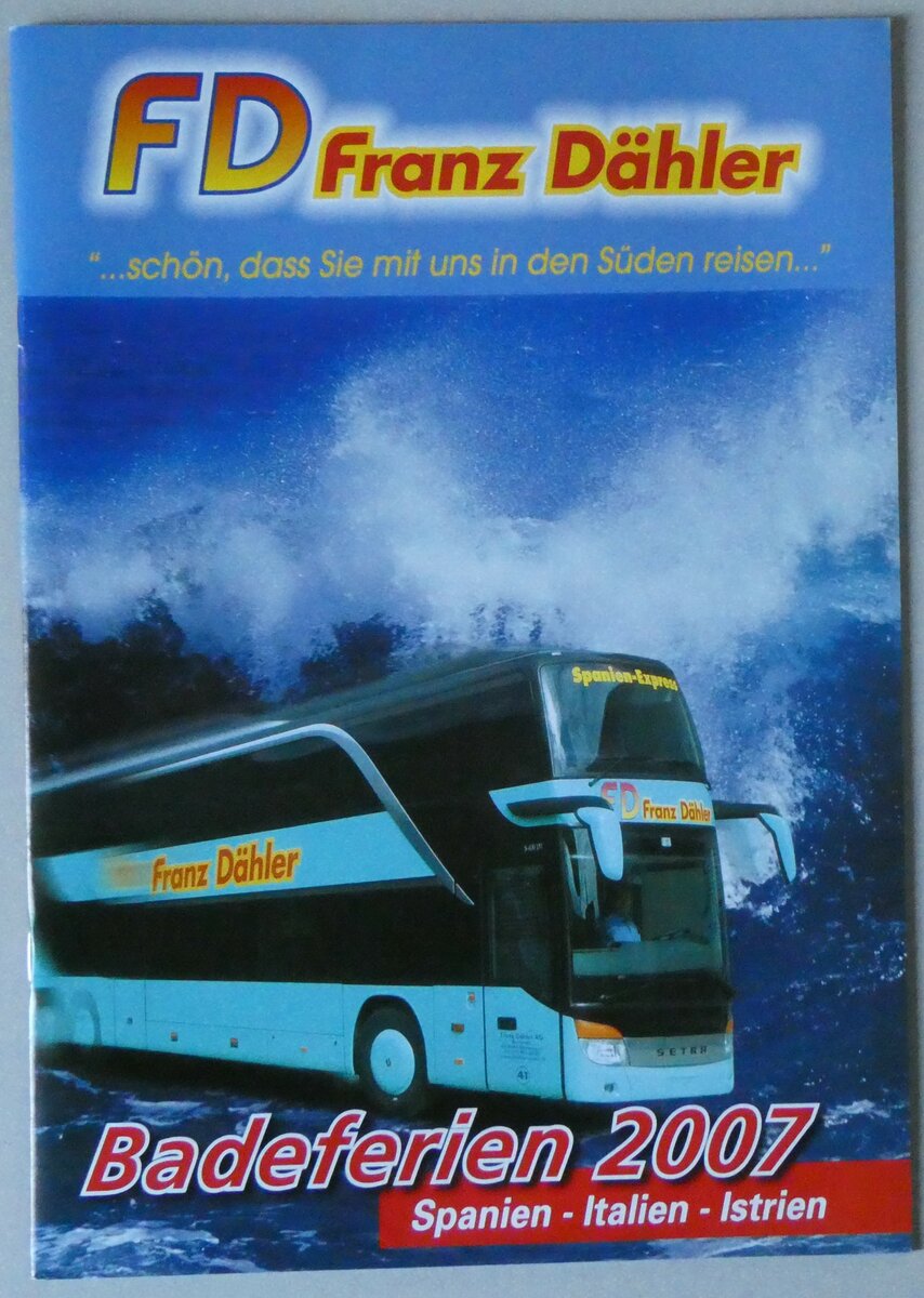 (259'625) - D�hler-Badeferien 2007 am 25. Februar 2024 in Thun