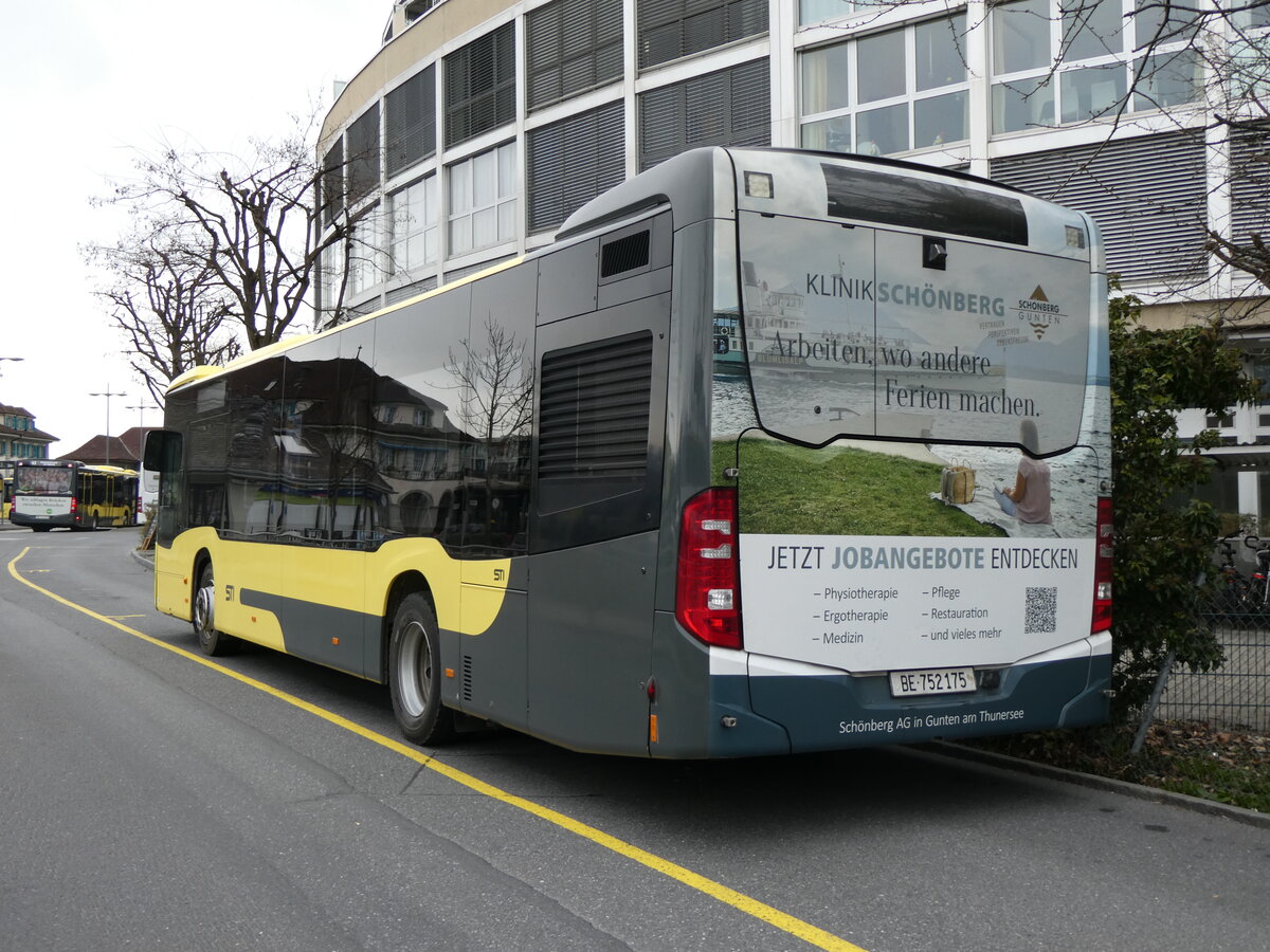 (259'679) - STI Thun - Nr. 175/BE 752'175 - Mercedes am 26. Februar 2024 bei der Schiffl�ndte Thun