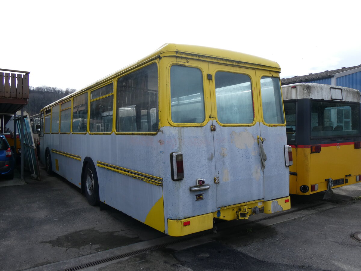 (259'893) - Kt. Luzern, Luzern (R�trobus) - FBW/Hess (ex AAGR Rothenburg Nr. 49) am 2. M�rz 2024 in Faoug, MS Carrosserie
