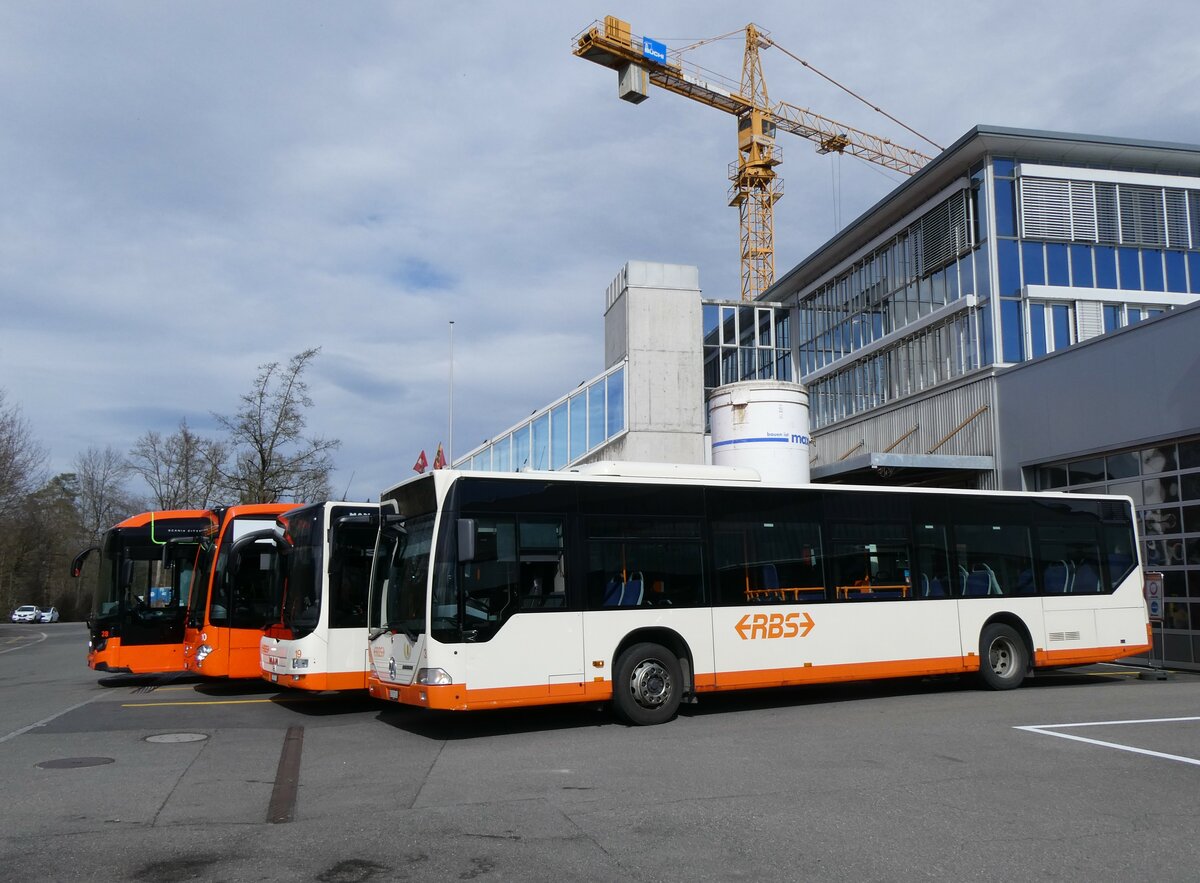 (259'940) - RBS Worblaufen - Nr. 3/BE 767'003 - Mercedes am 3. M�rz 2024 in Worblaufen, Garage