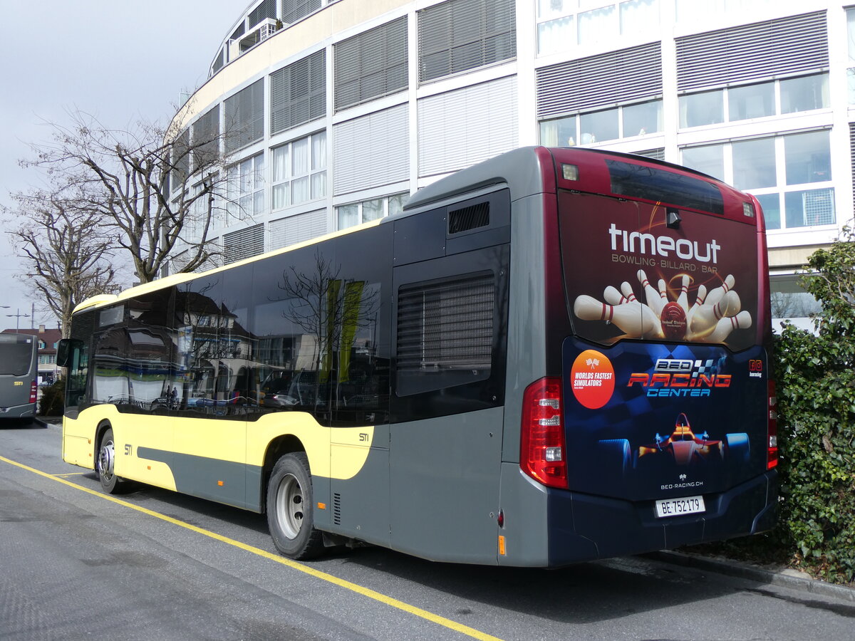 (260'201) - STI Thun - Nr. 179/BE 752'179 - Mercedes am 8. M�rz 2024 bei der Schiffl�ndte Thun