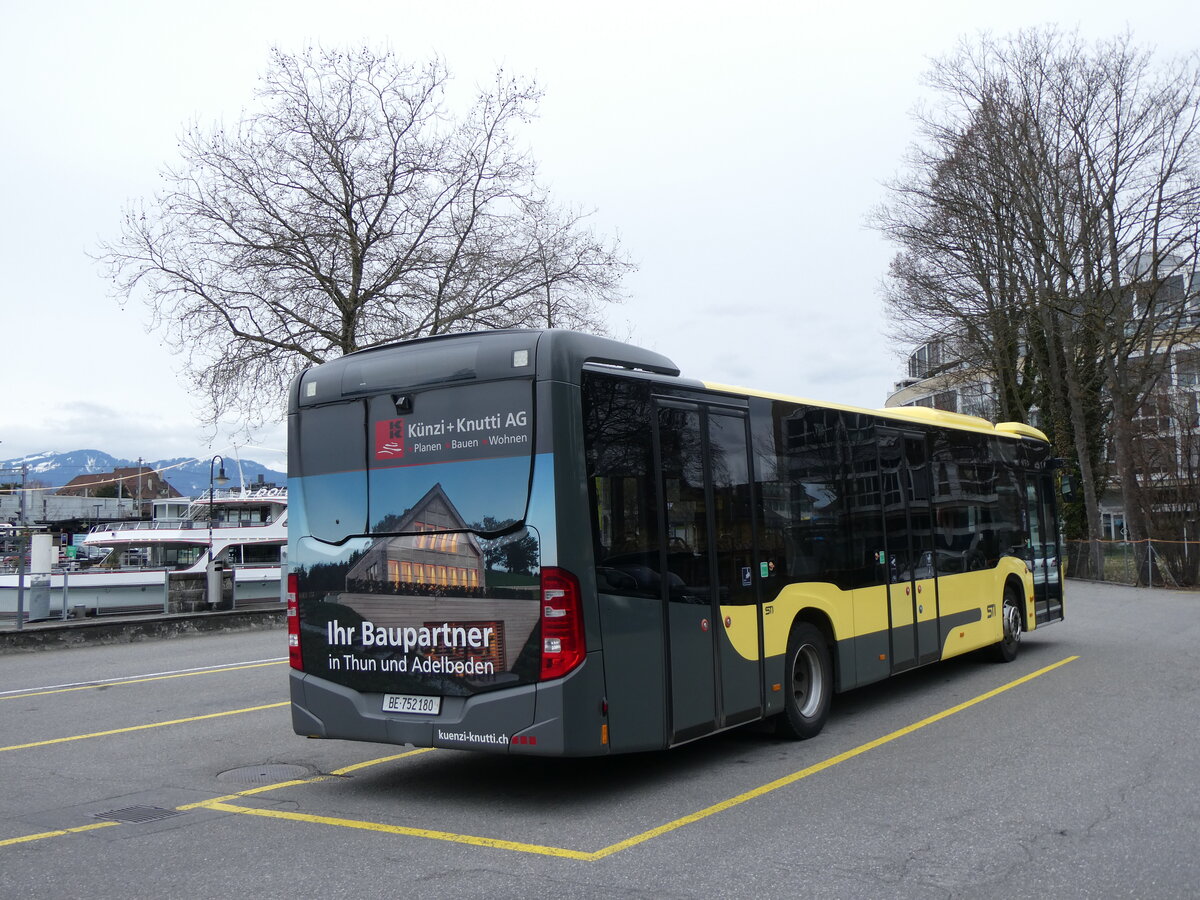 (260'244) - STI Thun - Nr. 180/BE 752'180 - Mercedes am 10. M�rz 2024 bei der Schiffl�ndte Thun