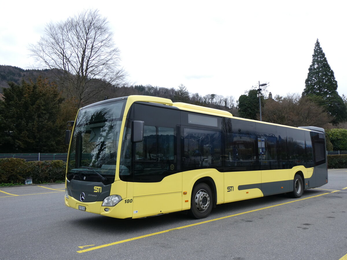 (260'245) - STI Thun - Nr. 180-BE 752'180 - Mercedes am 10. M�rz 2024 bei der Schiffl�ndte Thun