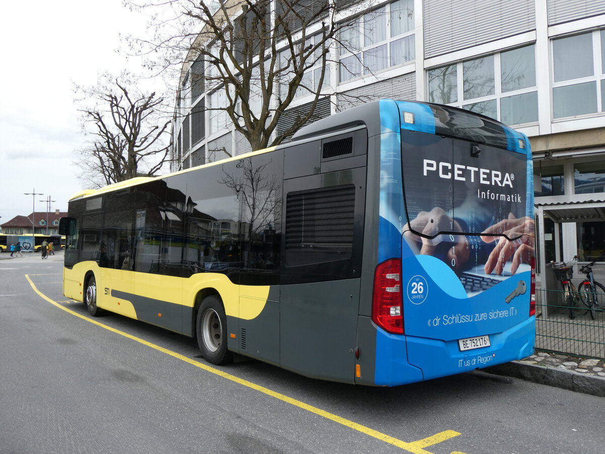 (260'246) - STI Thun Nr. 176/BE 752'176 - Mercedes am 10. M�rz 2024 bei der Schiffl�ndte Thun