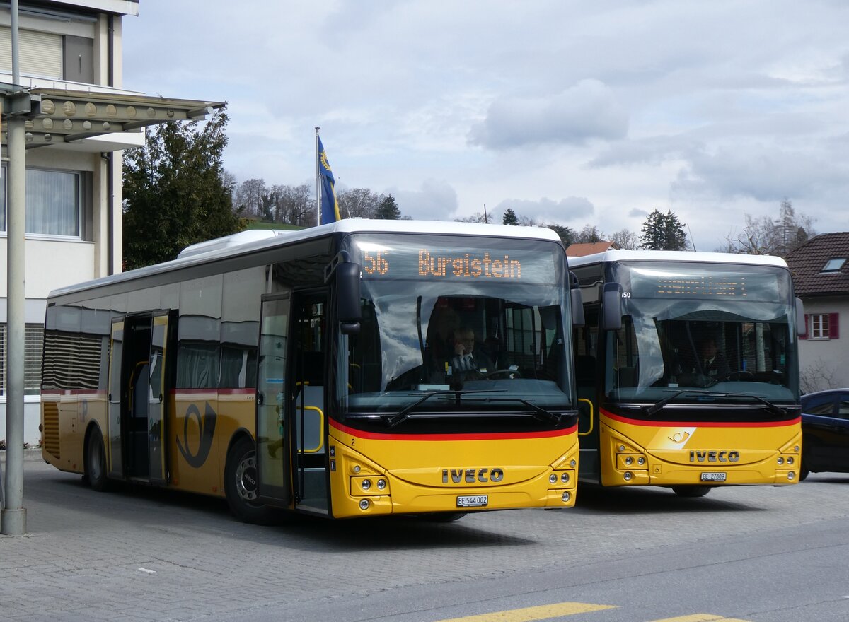 (260'367) - Engeloch, Riggisberg - Nr. 2/BE 544'002/PID 12'072 - Iveco am 15. M�rz 2024 in Riggisberg, Post