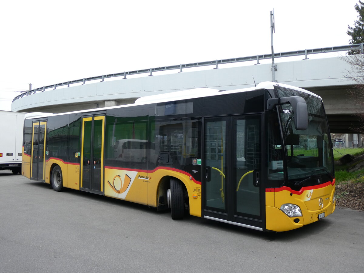 (260'423) - Funi-Car, Biel - Nr. EP11/BE 170/PID 10'948 - Mercedes (ex Eurobus, Bern Nr. 11) am 17. M�rz 2024 in Kerzers, Interbus