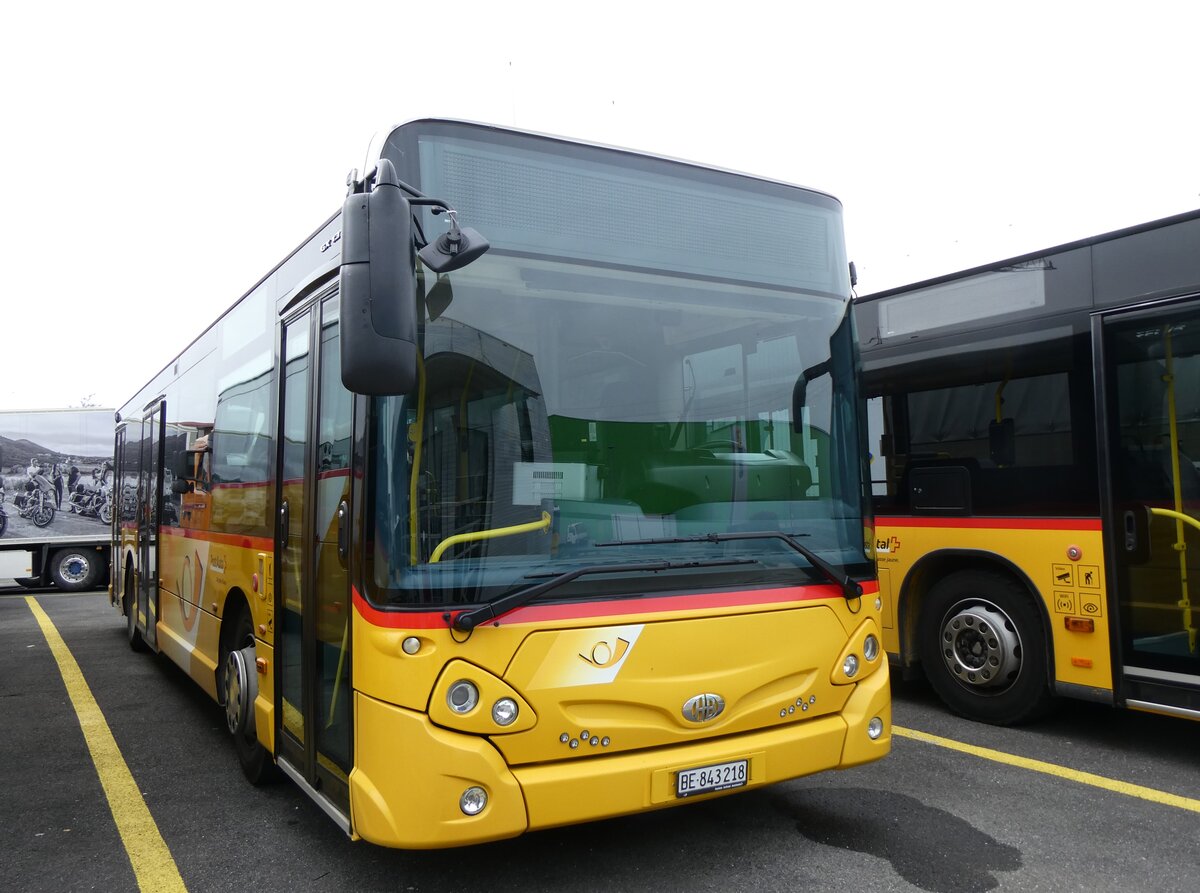(260'442) - PostAuto Bern - Nr. 218/BE 843'218/PID 10'675 - Heuliez am 17. M�rz 2024 in Kerzers, Interbus