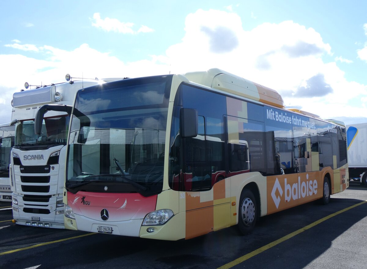 (260'663) - BGU Grenchen - Nr. 30/SO 29'435 - Mercedes am 24. M�rz 2024 in Kerzers, Interbus