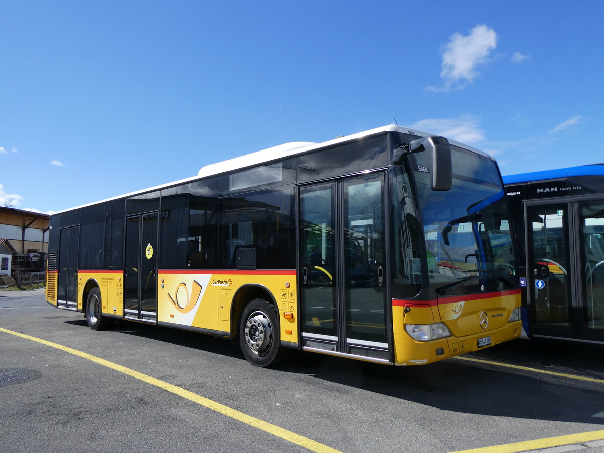 (260'671) - CarPostal Ouest - VD 547'860/PID 5668 - Mercedes (ex ARCC Aubonne) am 24. M�rz 2024 in Kerzers, Interbus