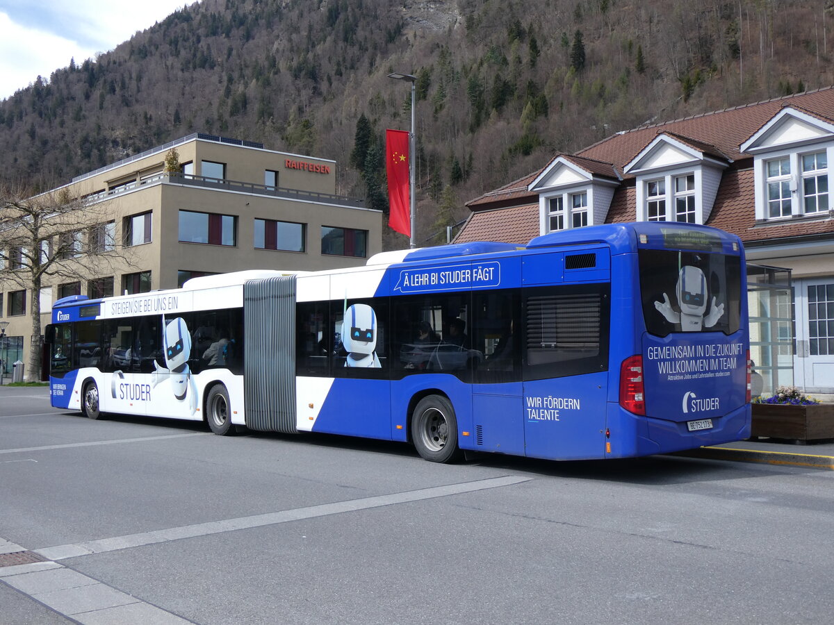 (260'707) - STI Thun - Nr. 173/BE 752'173 - Mercedes am 26. M�rz 2024 beim Bahnhof Interlaken Ost