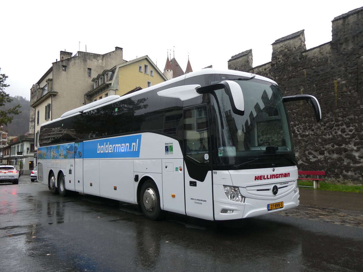 (260'709) - Aus Holland: Hellingman, Zaandam - Nr. 189/27-BVK-3 - Mercedes am 27. M�rz 2024 in Thun, Berntorplatz