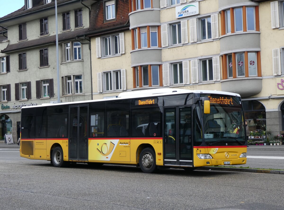 (260'762) - Keller, Hottwil - Nr. 3/AG 19'072/PID 5195 - Mercedes am 28. M�rz 2024 beim Bahnhof Brugg