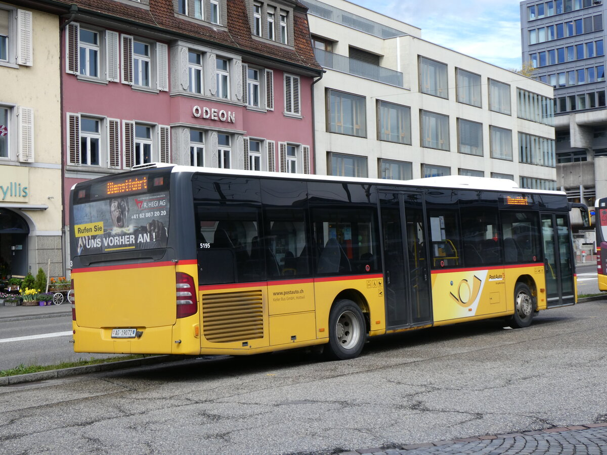 (260'771) - Keller, Hottwil - Nr. 3/AG 19'072/PID 5195 - Mercedes am 28. M�rz 2024 beim Bahnhof Brugg