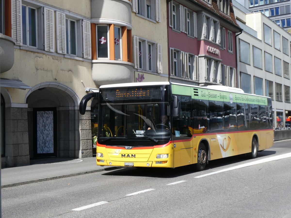 (260'780) - Voegtlin-Meyer, Brugg - Nr. 138/AG 462'138/PID 10'629 - MAN am 28. M�rz 2024 beim Bahnhof Brugg