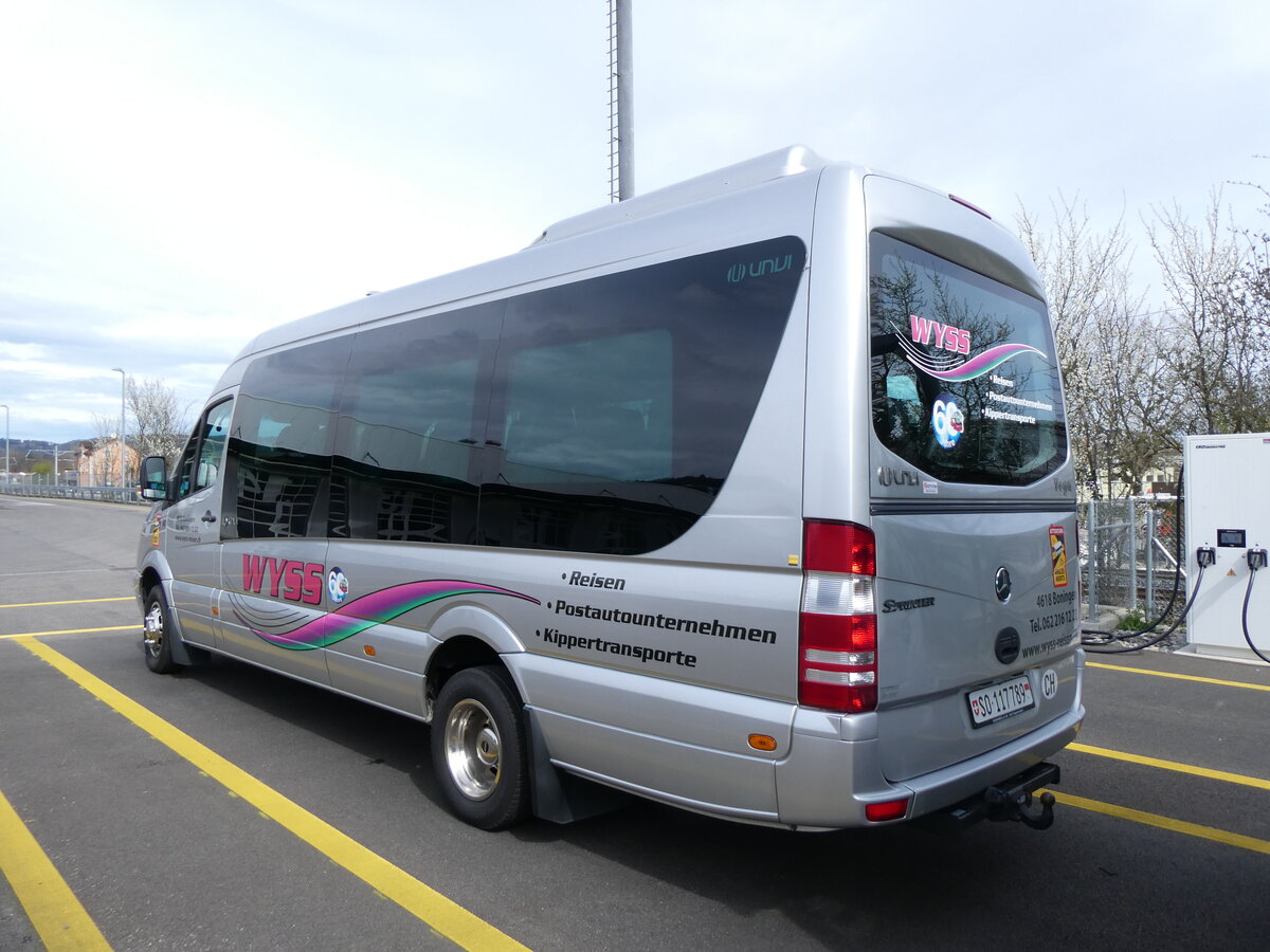 (260'795) - Wyss, Boningen - Nr. 53/SO 117'789 - Mercedes/UNVI am 29. M�rz 2024 in Winterthur, Daimler Buses