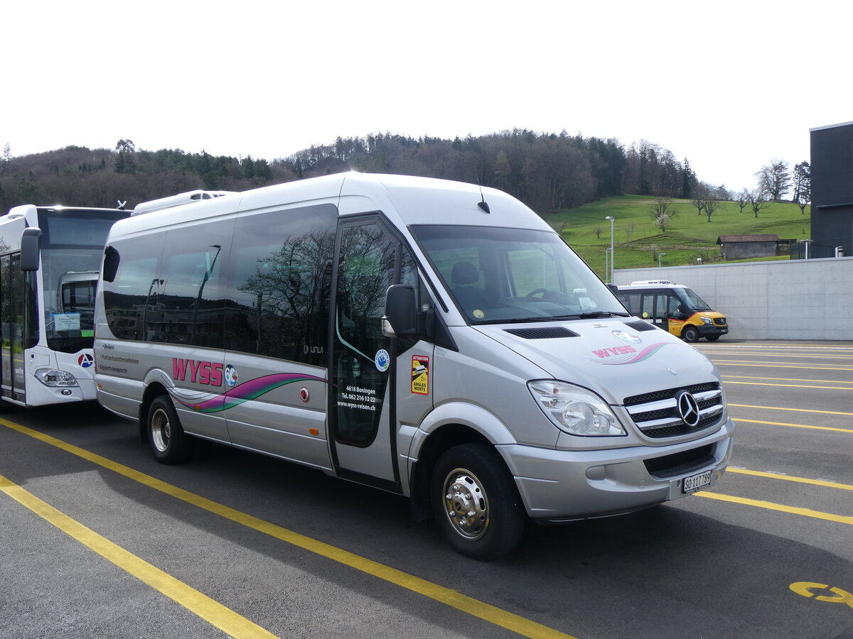 (260'797) - Wyss, Boningen - Nr. 53/SO 117'789 - Mercedes/UNVI am 29. M�rz 2024 in Winterthur, Daimler Buses