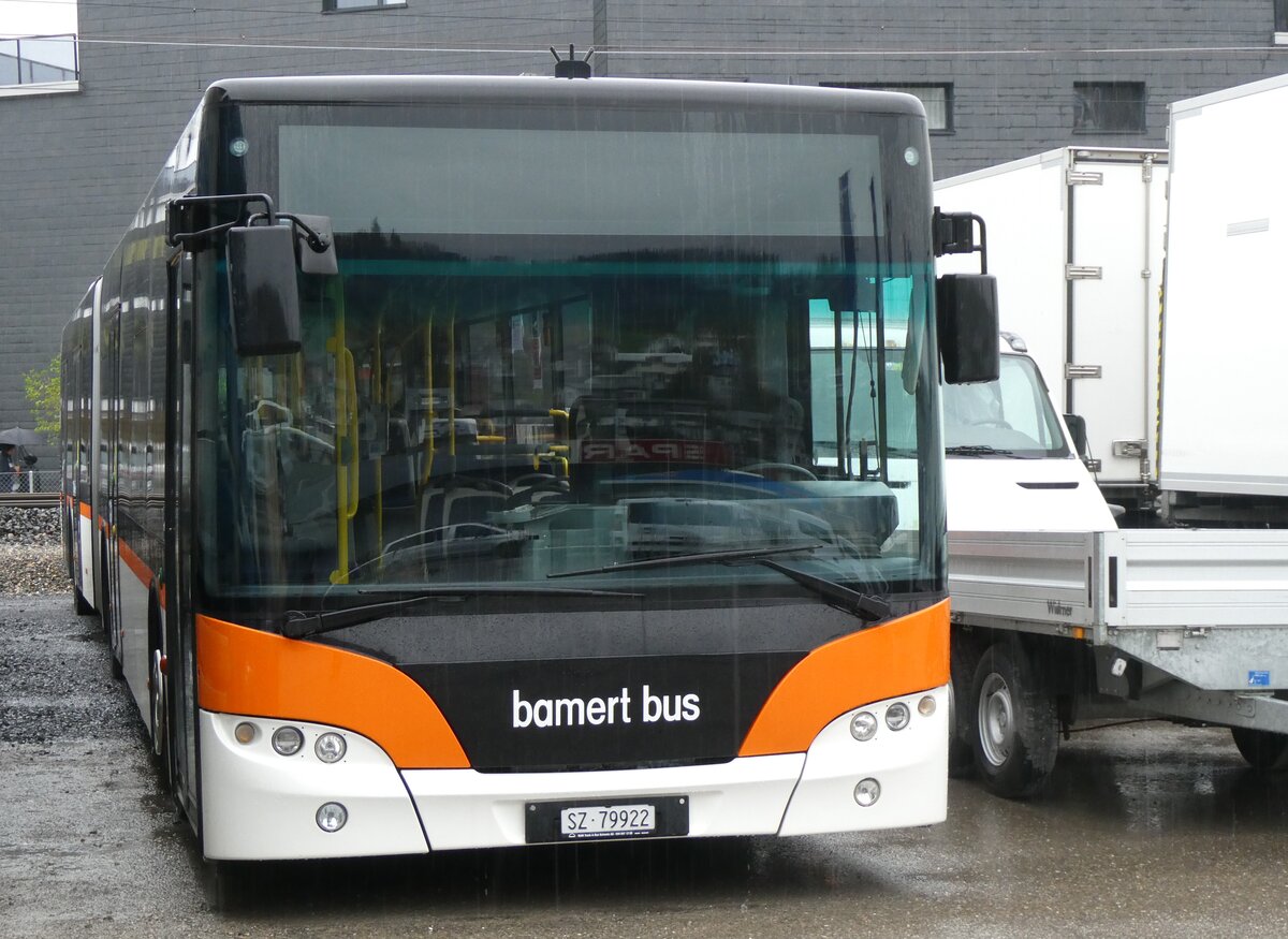 (260'889) - Bamert, Wollerau - SZ 79'922 - Neoplan (ex VBZ Z�rich Nr. 534) am 1. April 2024 in Schmerikon, Thomann