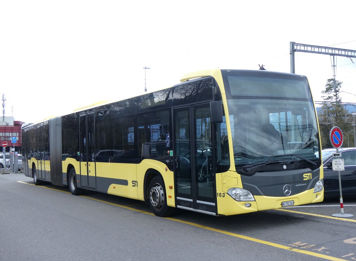 (260'955) - STI Thun - Nr. 163/BE 752'163 - Mercedes am 3. April 2024 in Thun, CarTerminal