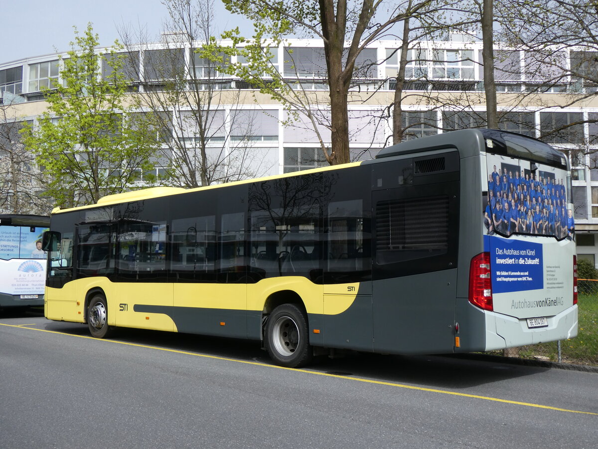 (261'086) - STI Thun - Nr. 187/BE 804'187 - Mercedes am 8. April 2024 bei der Schiffl�ndte Thun