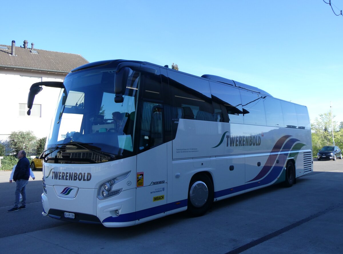 (261'233) - Twerenbold, Baden - Nr. 41/AG 490'388 - VDL am 13. April 2024 in Wil, Garage Wick