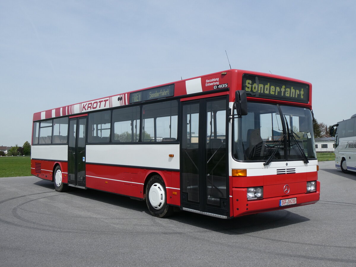 (261'358) - Krott, Stolberg (Reicheneder) - DGF 06'280 - Mercedes am 14. April 2024 in Pilsting, Auw�rter Automobil-Park