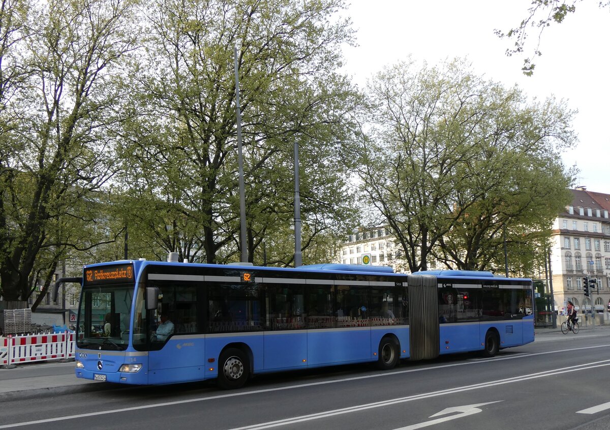 (261'423) - MVG M�nchen - Nr. 5414/M-VG 5414 - Mercedes am 14. April 2024 in M�nchen, Sendlinger Tor