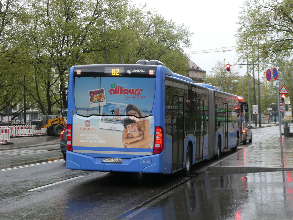 (261'442) - MVG M�nchen - Nr. 5636/M-VG 5636 - Mercedes am 15. April 2024 in M�nchen, Sendlinger Tor