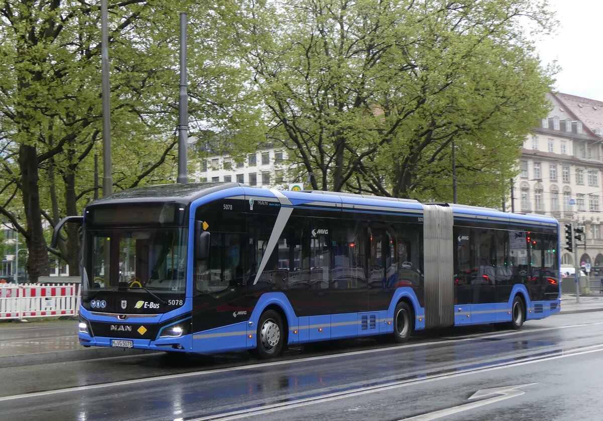 (261'446) - MVG M�nchen - Nr. 5078/M-VG 5078 - MAN am 15. April 2024 in M�nchen, Sendlinger Tor