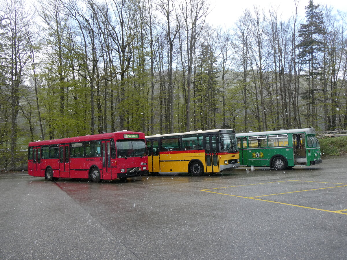 (261'612) - Bernmobil, Bern (SOB) - Nr. 193 - Volvo/Gangloff am 21. April 2024 in Burgdorf, �kihof Ziegelgut