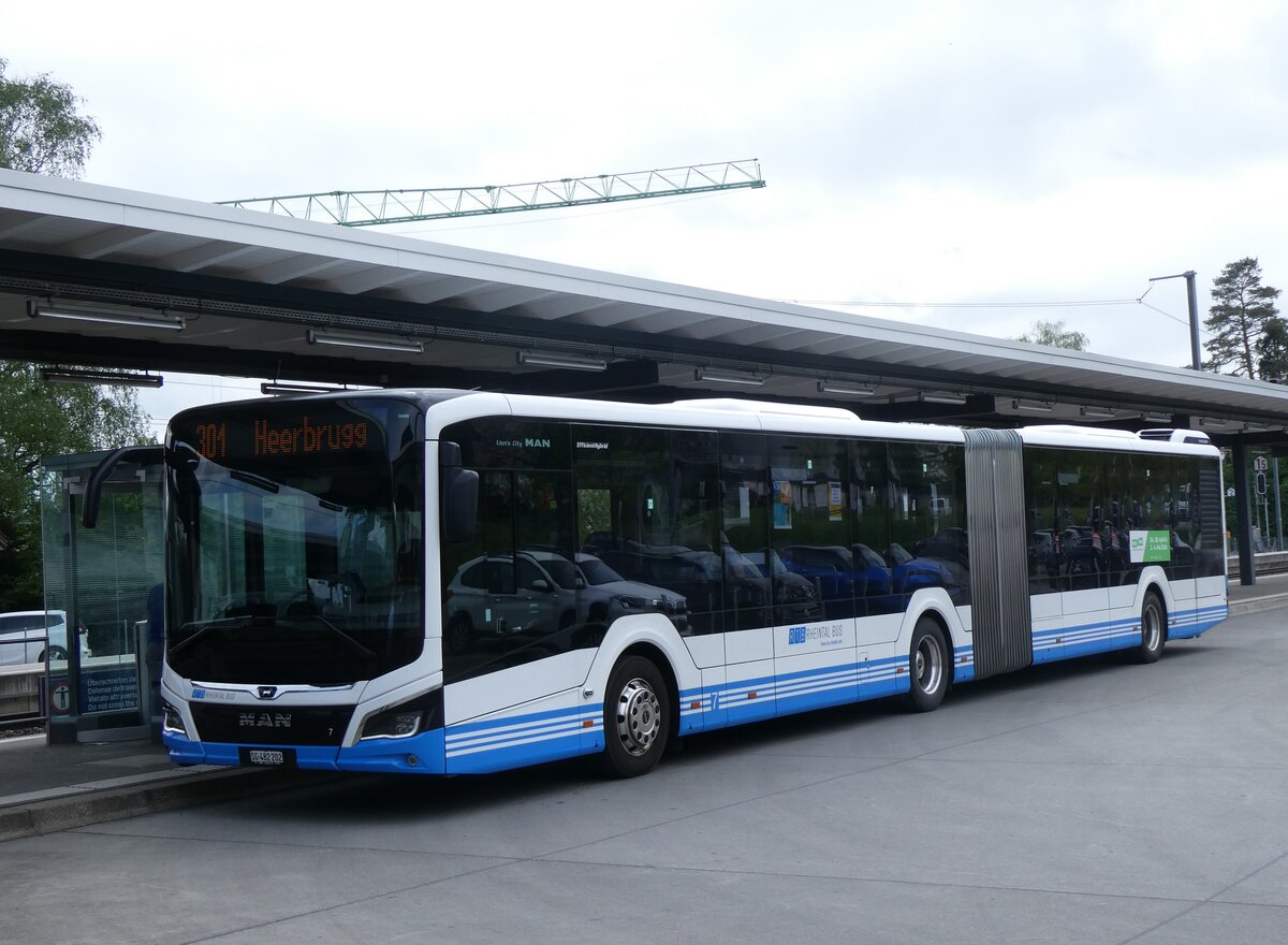 (261'866) - RTB Altst�tten - Nr. 7/SG 482'202 - MAN am 2. Mai 2024 beim Bahnhof Altst�tten